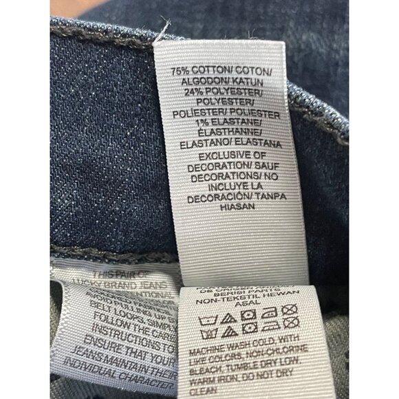 Lucky Brand 121 Slim Fit Jeans Mens Size 36 Button Fly Denim Measure 36x32 - Picture 8 of 9